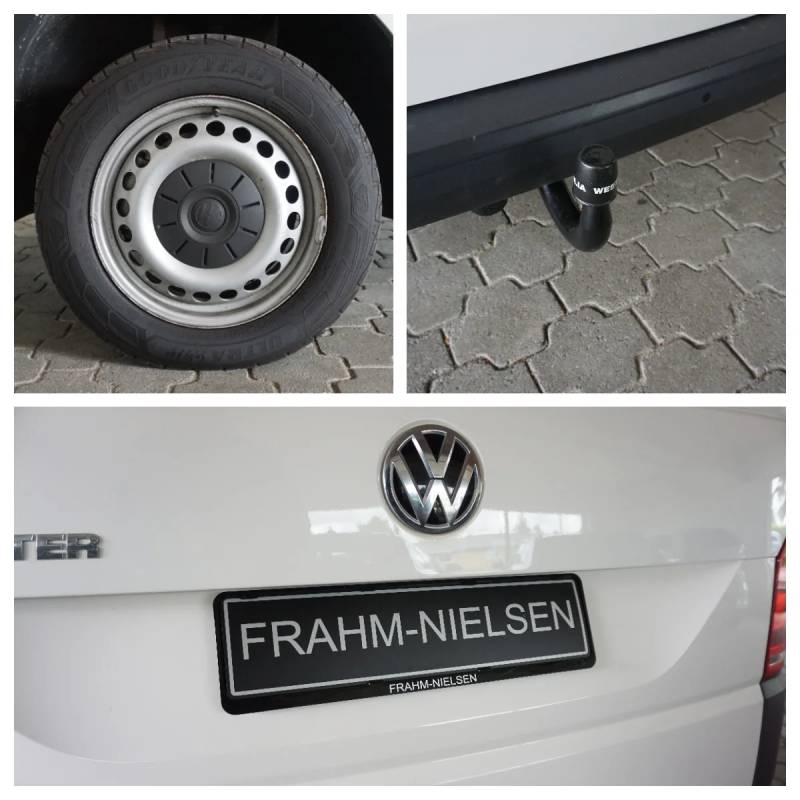 Transporter 2,0 TDi 150 Kassevogn DSG kort , Hvid